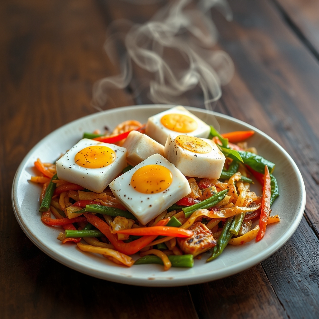 Tumis Tahu Telur Sayur Sederhana