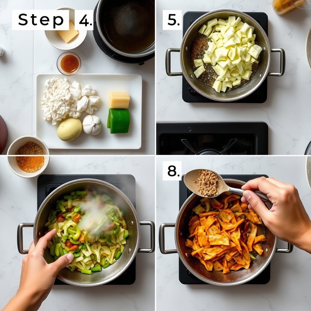 Langkah 4 untuk Sayur Asem Segar