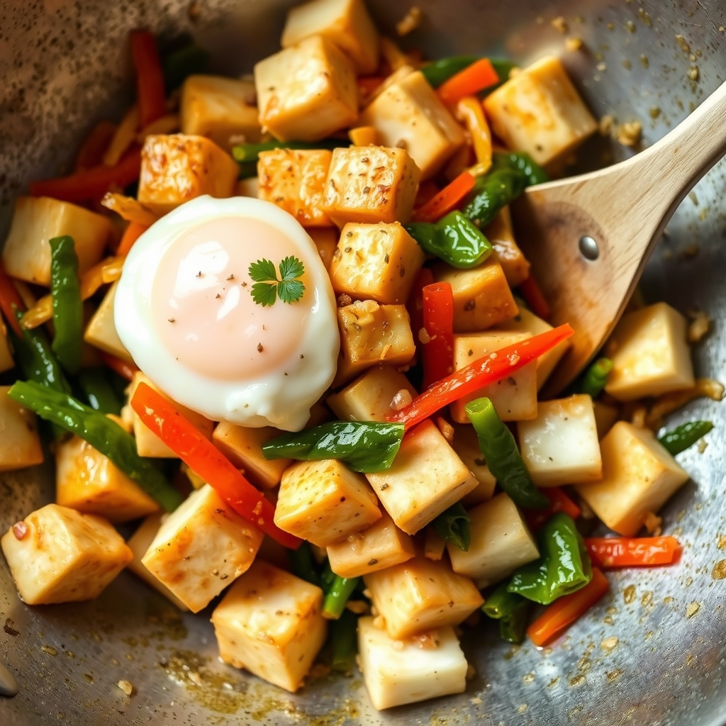 Langkah 6 untuk Tumis Tahu Telur Sayur Sederhana